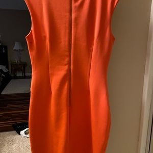 Stylish orange dress. Size medium.